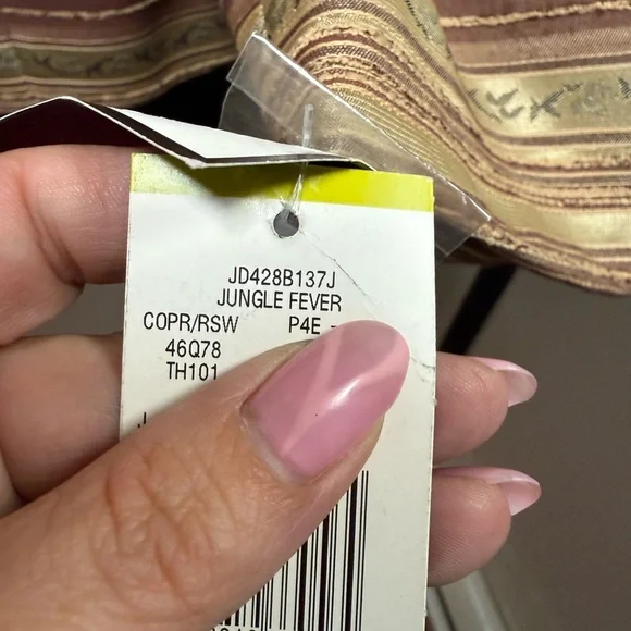 NWT Kasper Striped Metallic Blazer Size 14 - Picture 3 of 4